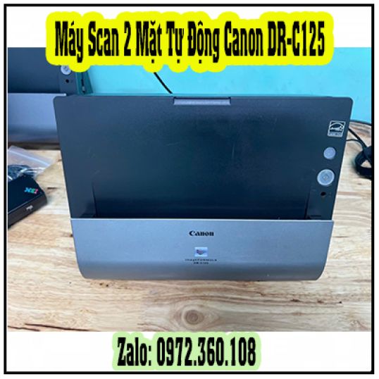 Máy Scan 2 Mặt Tự Động Canon DR-C125 – Chuyên Dùng Cho Số Hóa Tài Liệu