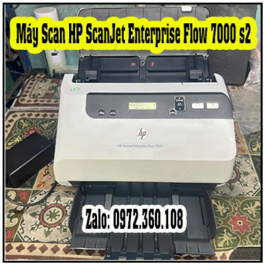 Máy Scan HP ScanJet Enterprise Flow 7000 s2 Chính Hãng – Tốc Độ Cao, Quét 2 Mặt Tự Động