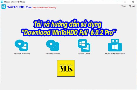 Tải và hướng dẫn sử dụng "Download WinToHDD Full  6.0.2 Pro"