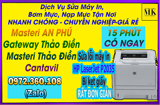 Dịch vụ Bơm Mực In Nhanh, Uy Tín, Giá Rẻ Tại Thảo Điền Quận 2 0972.360.108