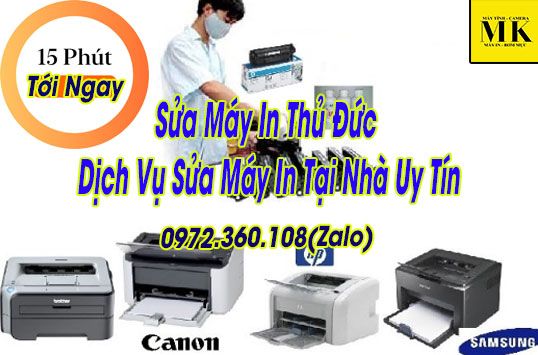 Sửa Máy In Thủ Đức: Dịch Vụ Sửa Máy In Tại Nhà Uy Tín - 0972.360.108