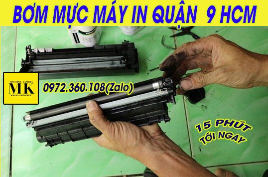 Bơm Mực Máy In Quận 9 Nhanh Chóng Uy Tín - Liên Hệ 0972 360 108