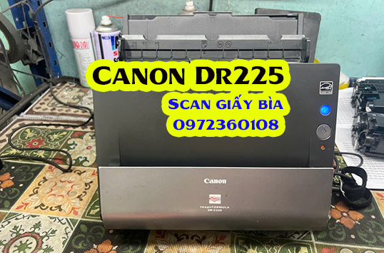 Máy Scan Căn Cước Công Dân Canon DR-225 – Giải Pháp Số Hóa Hồ Sơ Hành Chính Công Hiện Đại