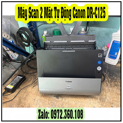 Máy Scan 2 Mặt Tự Động Canon DR-C125 – Chuyên Dùng Cho Số Hóa Tài Liệu