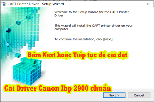 Huong dan cai dat Driver cho may in Canon LBP 2900 chi tiet moi nhat 3