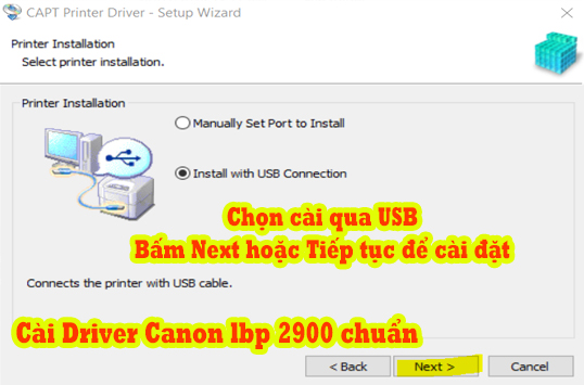 Huong dan cai dat Driver cho may in Canon LBP 2900 chi tiet moi nhat 5