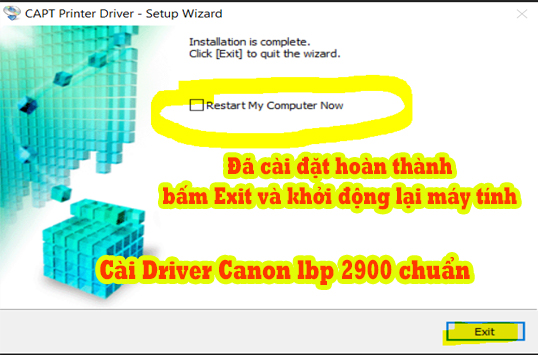 Huong dan cai dat Driver cho may in Canon LBP 2900 chi tiet moi nhat 8_