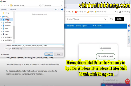 Hướng dẫn cài đặt Driver In Scan máy in hp 135a windows 10 windows 11 4