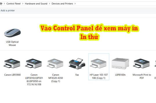 Hướng dẫn tải và cài đặt Driver máy in Hp 107a