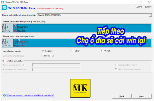 Hướng dẫn cài đặt và sử dụng WinToHDD