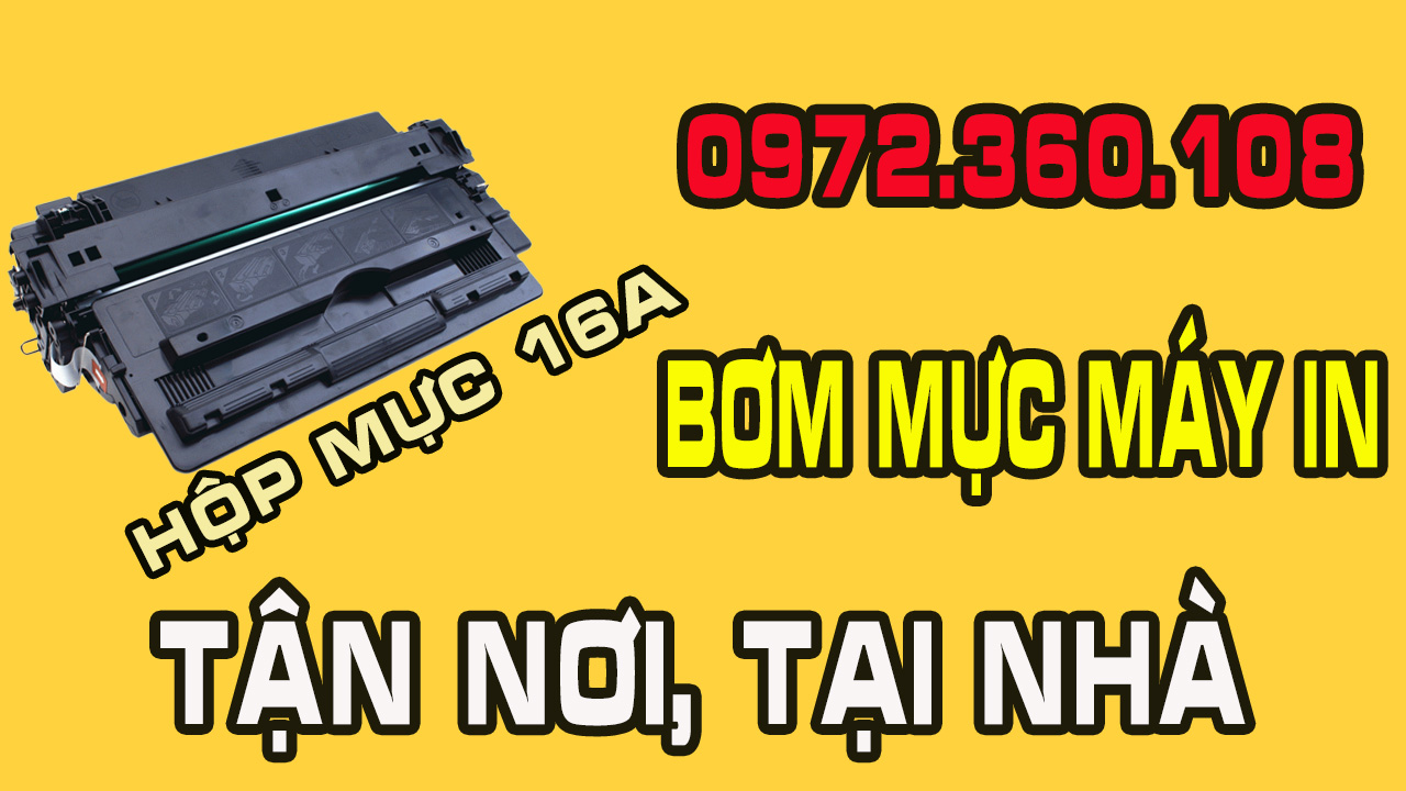 Bơm mực, nạp mực Hộp mực 16A (Cartridge Q7516A)
